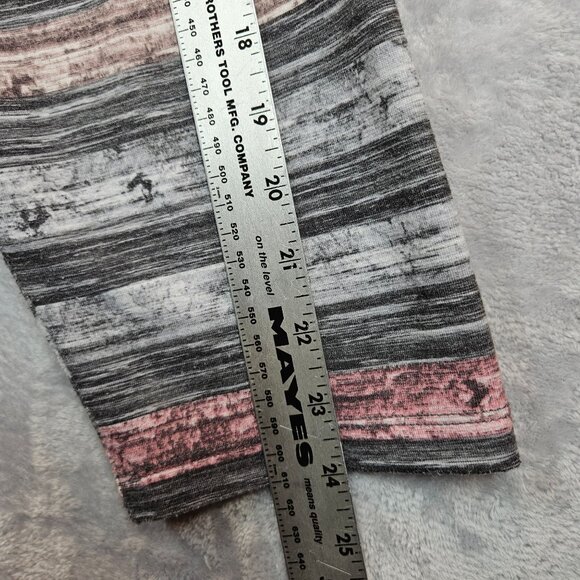 CJ Banks Womens 2X Striped Pullover Tunic Top With Half-Zip Neck Pockets casual - Picture 5 of 15